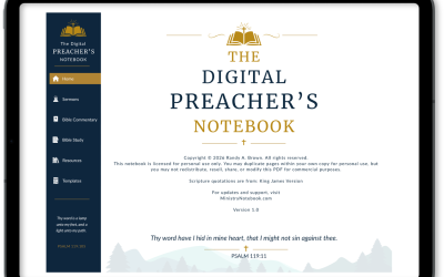 How to Use the Digital Preacher’s Notebook