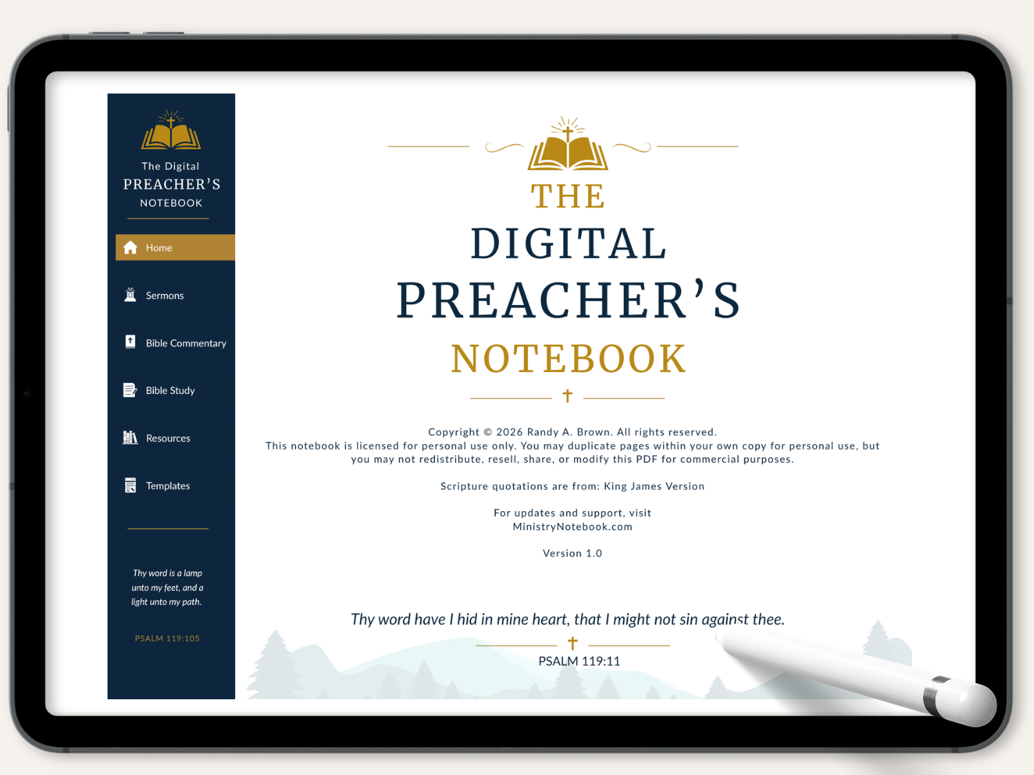 Digital Preacher's Notebook