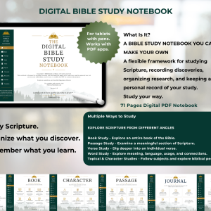 Digital Bible Study Notebook
