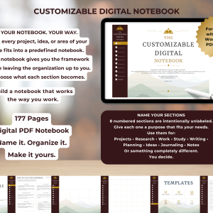 Customizable Digital Notebook