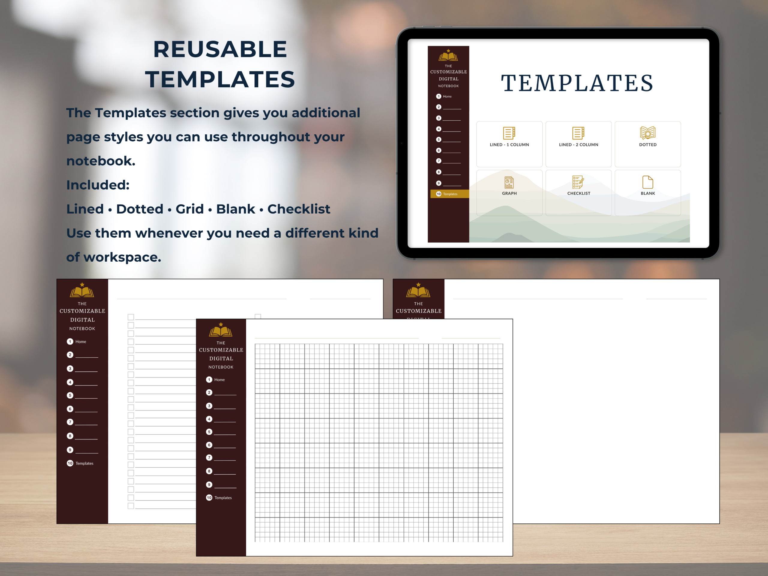 Customizable Digital Notebook - Image 2