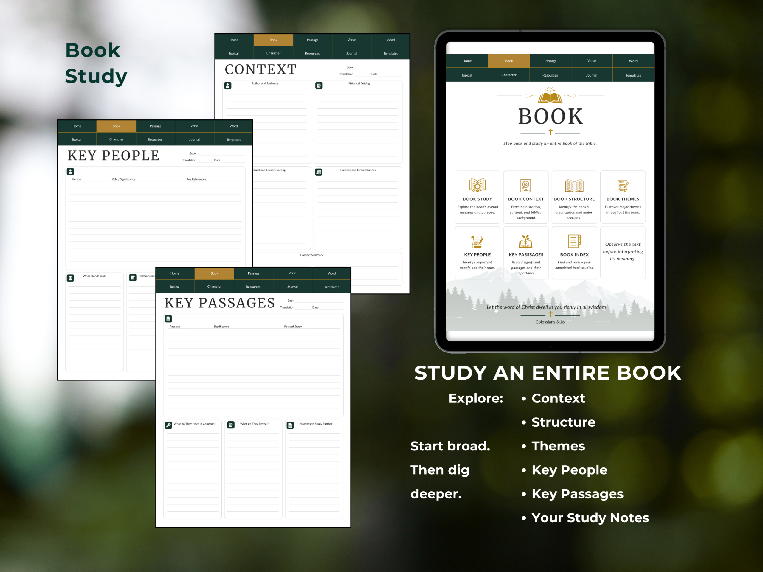 Digital Bible Study Notebook Portrait Edition - Image 2