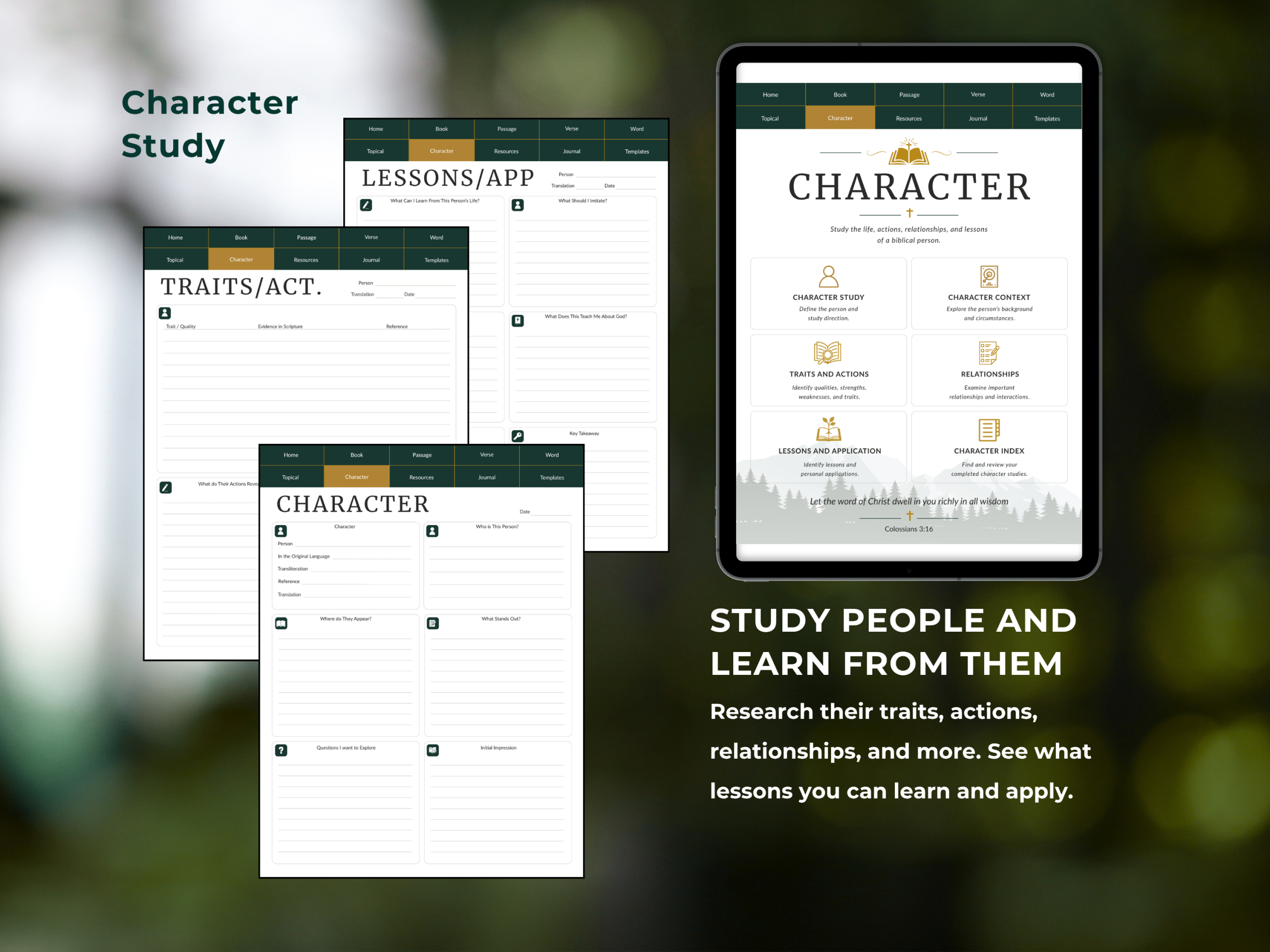 Digital Bible Study Notebook Portrait Edition - Image 3