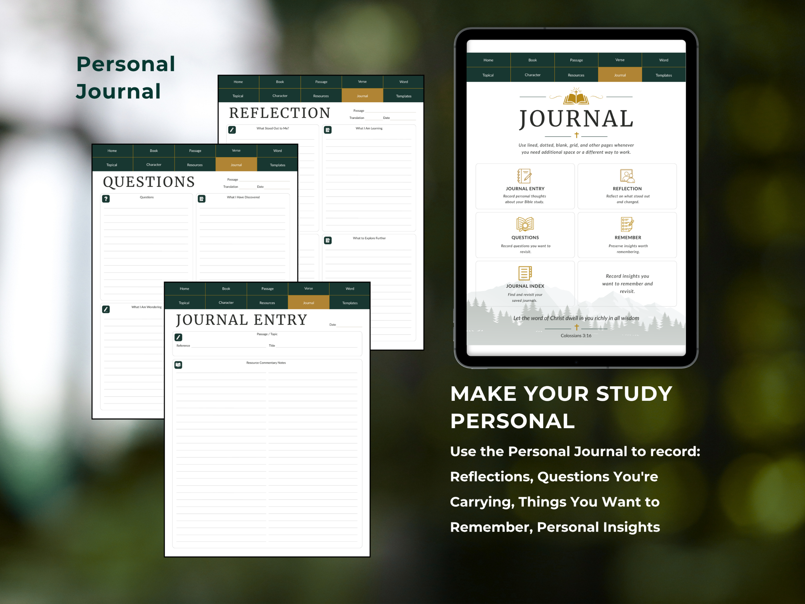 Digital Bible Study Notebook Portrait Edition - Image 4