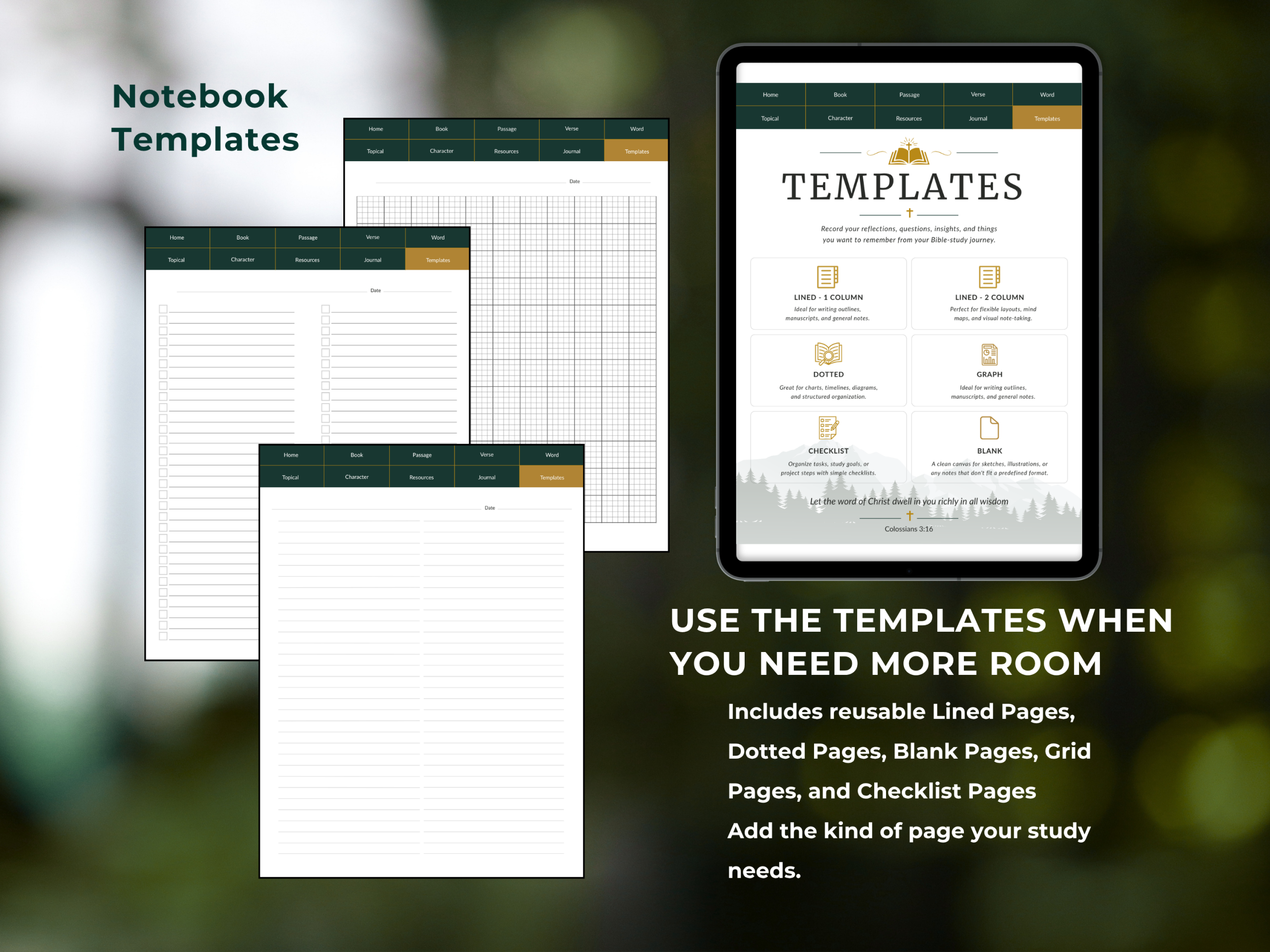 Digital Bible Study Notebook Portrait Edition - Image 8